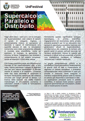 Supercalcolo parallelo e distribuito